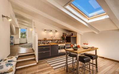 Villa Acquara: villa-riggiole-700-massa-lubrense-villa-attic-kitchen