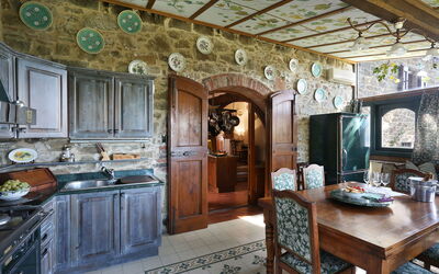 Villa Paride: Common Room, Dining Room, Kitchen