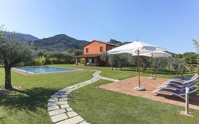 Villa Bacco: Building Exterior, Garden, Pool