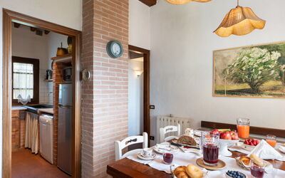 Villa Bastianella: Keuken, Lunchroom