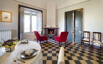 Villa dello Scacco: Sala da pranzo