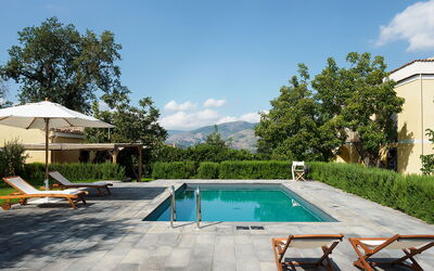 Villa dello Scacco: all'aperto, Esterni, Piscina