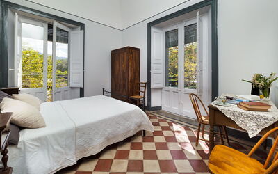 Villa dello Scacco: Camera da letto