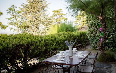 Villa Rosselli: Veranda