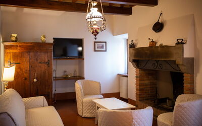 Villa Rosselli: Living room