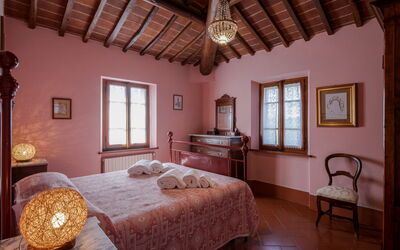 Villa Rosselli: Double bedroom