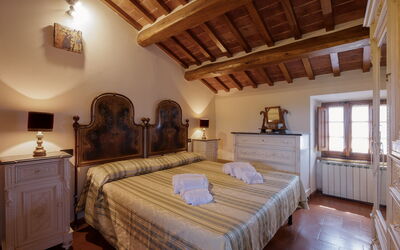 Villa Rosselli: Double bedroom