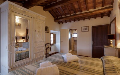 Villa Rosselli: Double bedroom