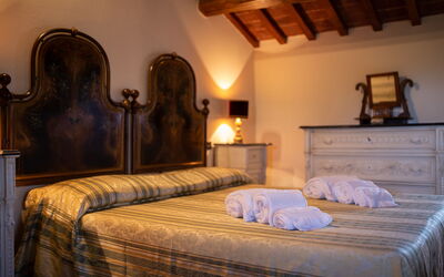 Villa Rosselli: Double bedroom