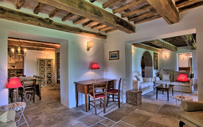 Villa Vivaldi: Planimetria, Woonkamer