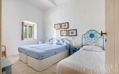 Trullo Bianco: chambre à coucher, Détails de la chambre