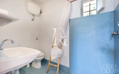 Trullo Bianco: Détails de la chambre, Salle de bain