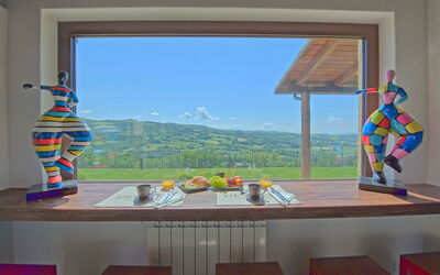 Villa Pura: Kitchen, Scenic View