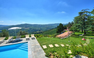 Miraggio: Keer bekeken, Tuin, zwembad