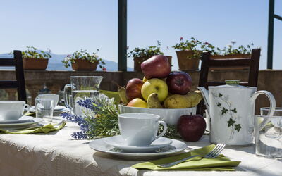 Miraggio: Balkon / terras / patio, Buitenshuis