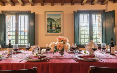 Villa Rinascimento: Sala da pranzo, Soggiorno