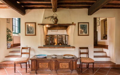 Villa Rinascimento: Sala da pranzo, Soggiorno