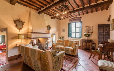 Villa Rinascimento: Sala da pranzo, Soggiorno
