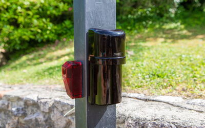 Villa del Benessere: Alarm around the pool for childrens safety