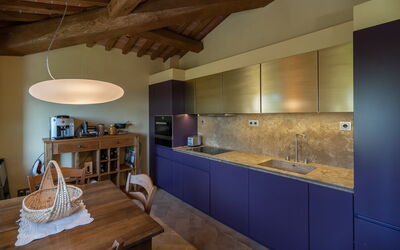 Villa Bovari: Kitchen at the first floor