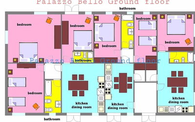 Palazzo Brando: Planimétrie