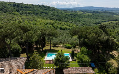 Villa Orchidea: Piscina, Vista Panoramica