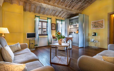 Villa Ambrosini: Cucina, Soggiorno