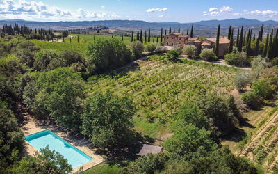 Villa Ambrosini: Giardino, Piscina, Vista Panoramica