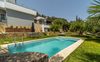 Villa Eftychia: Garden, Outdoor, Pool