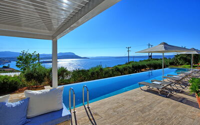 Villa Bluewhite: all'aperto, Piscina, Vista Panoramica