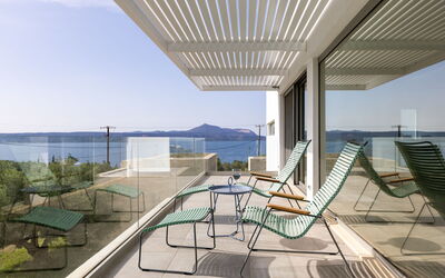 Villa Bluewhite: all'aperto, Balcone / Terrazza / Patio, Vista Panoramica