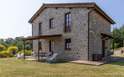 Villa San Michele: Balkon / terras / patio, Buitenkanten, Buitenshuis, Tuin