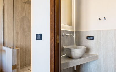 Villa San Michele: Badkamer