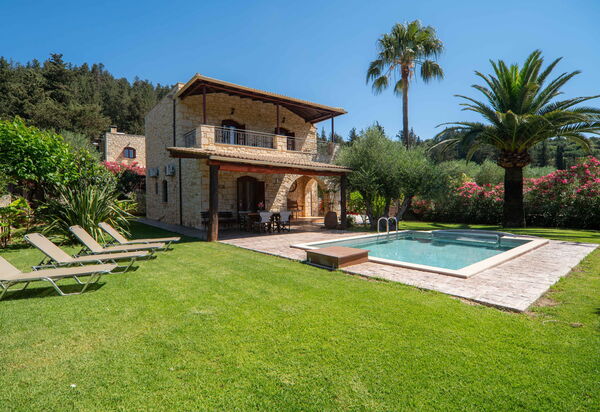 Villa Vrisses: Building Exterior, Garden, Outdoor, Pool