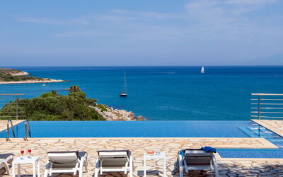 Beachfront Villa Seasun: Building Exterior, Outdoor, Pool, Scenic View