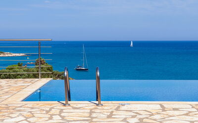 Beachfront Villa Seasun: Building Exterior, Outdoor, Pool, Scenic View