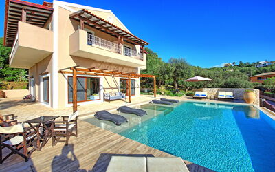 Beachfront Villa Seawave: Building Exterior, Garden, Outdoor, Pool