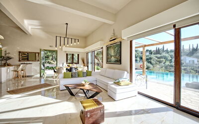 Beachfront Villa Seawave: Dining Room, Living Room, Scenic View