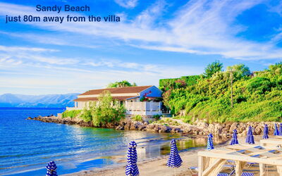 Beachfront Villa Seawave: Outdoor, Summer