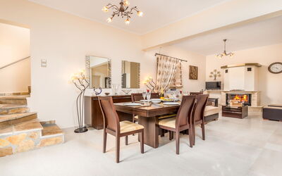 Villa Giador: Dining Room, Living Room