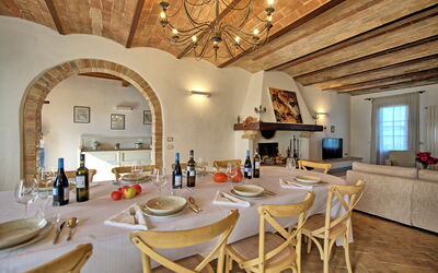 Villa Il Caggio: Sala da pranzo, Soggiorno