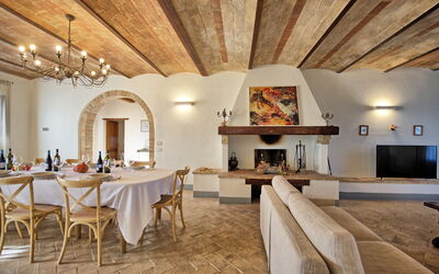 Villa Il Caggio: Sala da pranzo, Soggiorno