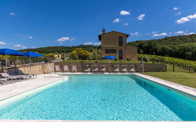 Villa Il Caggio: all'aperto, Esterni, Piscina
