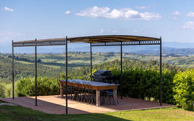 Villa Il Caggio: all'aperto, Balcone / Terrazza / Patio, Esterni, Vista Panoramica