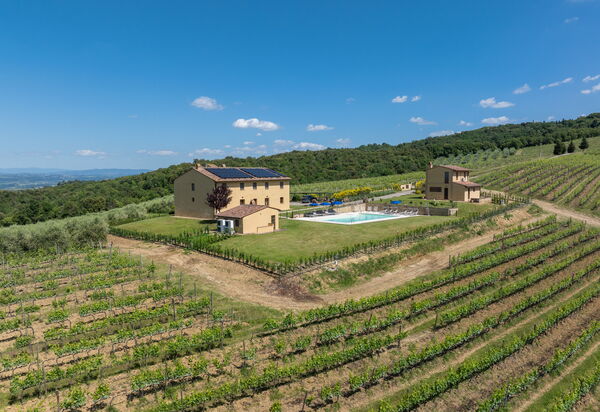 Villa Il Caggio: bassin, Vues
