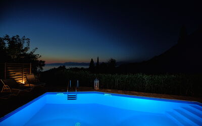 Villa Melodia: bassin, Vues