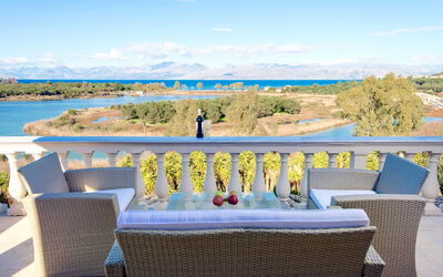 Villa Corfu Panorama: Balcon / Terrasse / Patio, Vues