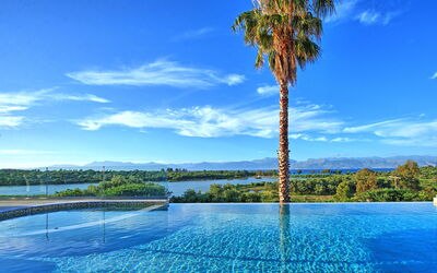 Villa Corfu Panorama: bassin, Extérieur, Vues