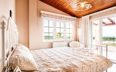 Villa Corfu Panorama: chambre à coucher