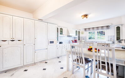 Villa Corfu Panorama: Cuisine, Salle à manger